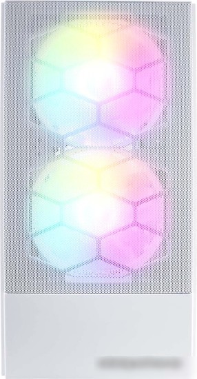 Корпус 1stPlayer Firebase X4-M-WH-2F1P-W-1F1-W