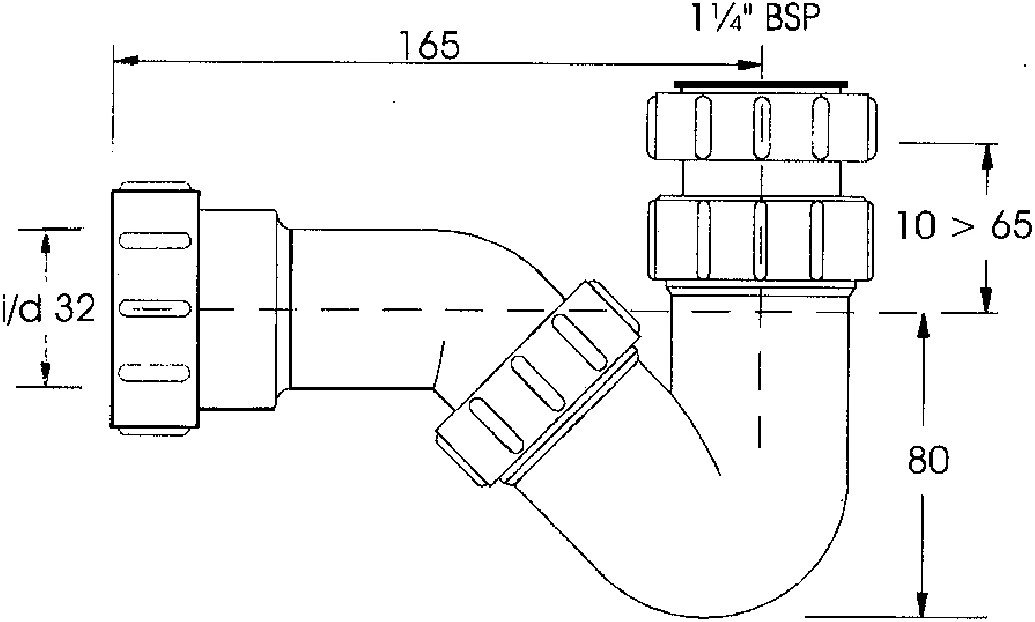 Сифон McAlpine MRBD2