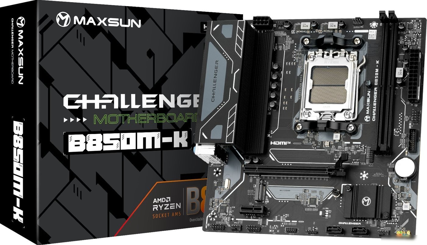 Материнская плата Maxsun Challenger B850M-K