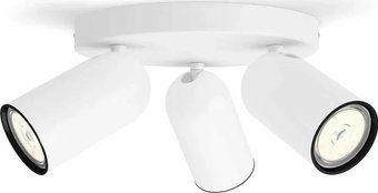 Припотолочная люстра Philips Pongee Plate/Spiral White 3xNW 230V 915005531101