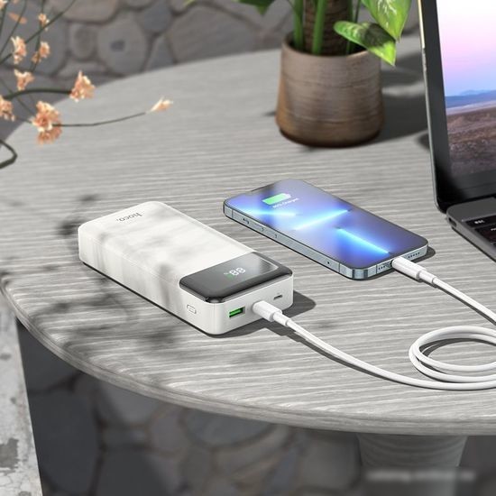 Внешний аккумулятор Hoco J102A Cool 20000mAh (белый)