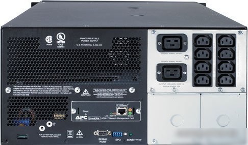 Источник бесперебойного питания APC Smart-UPS 5000VA Rackmount/Tower (SUA5000RMI5U)