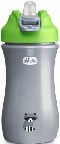 Поильник Chicco Pop-Up Cup 00006920300000 (350 мл, зеленый)
