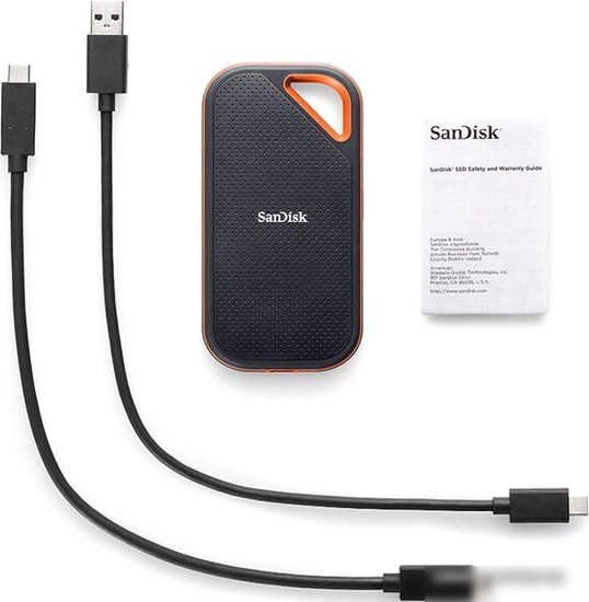Внешний накопитель SanDisk Extreme Pro Portable V2 SDSSDE81-1T00-G25 1TB