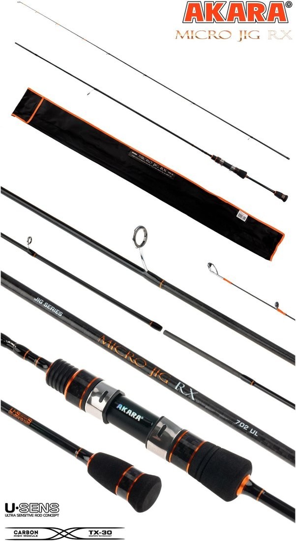 Удилище Akara Micro Jig UL (0,5-4) AMGUL-210