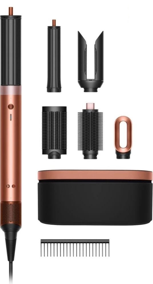 Фен-стайлер Dyson Airwrap Co-anda2x HS09 Straight+Wavy (с переходником на евровилку, янтарный шелк)