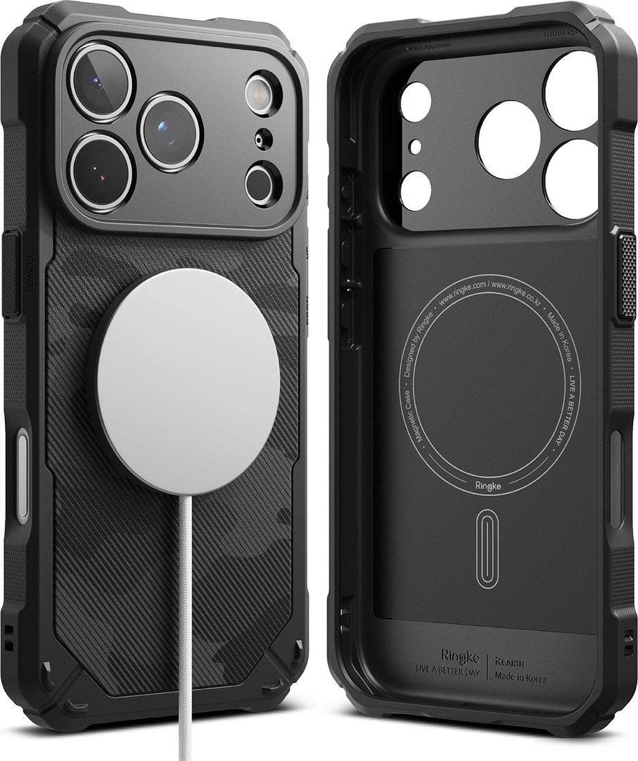 Чехол для телефона Ringke Rugged Gear Magnetic для iPhone 17 Pro Max (Camo Black)