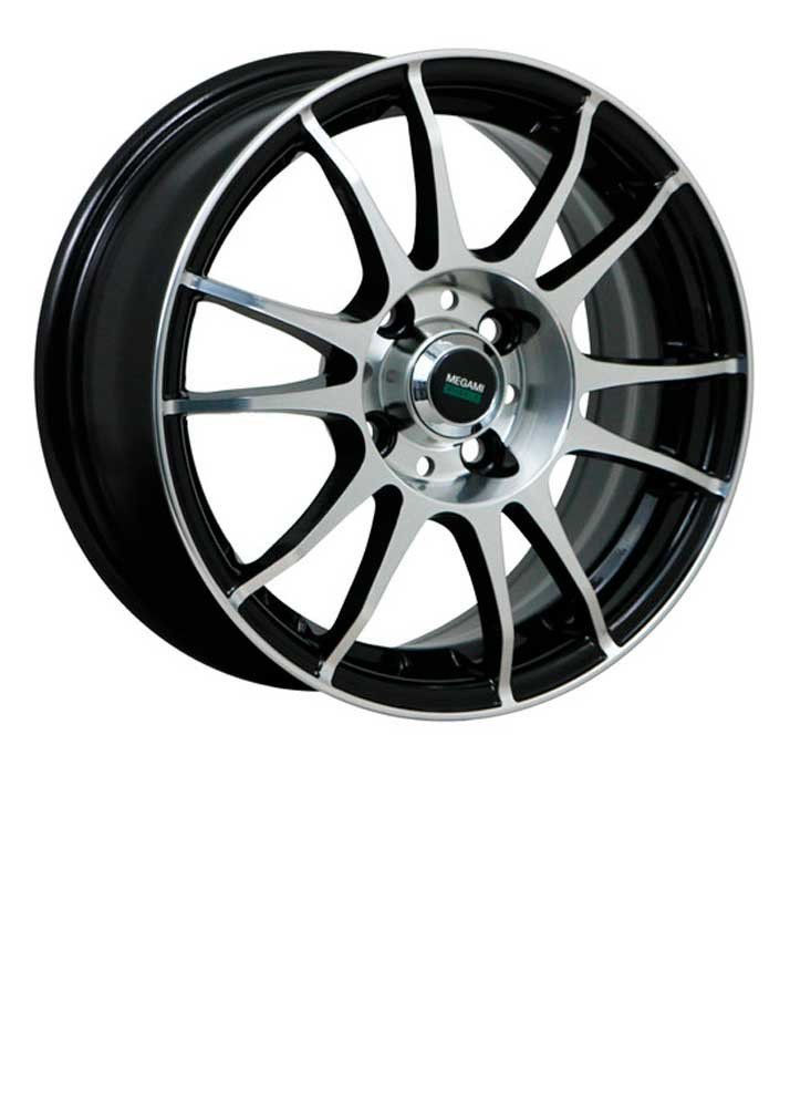 Литые диски Megami MGM-3 15x6" 4x100мм DIA 54.1мм ET 48мм BKF