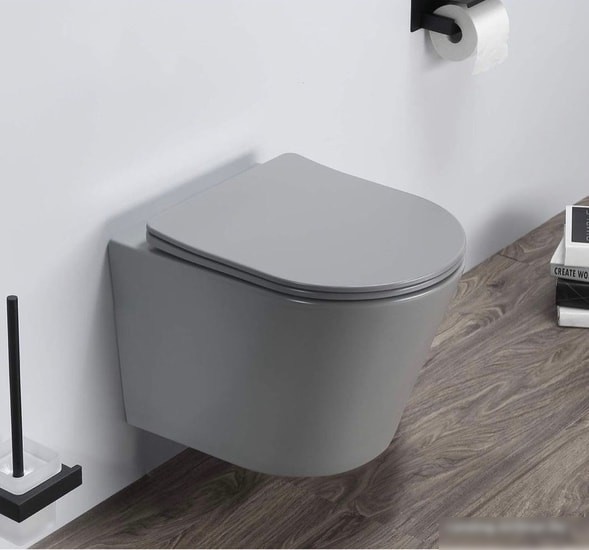 Унитаз CeramaLux B2330-3MH (светло-серый)