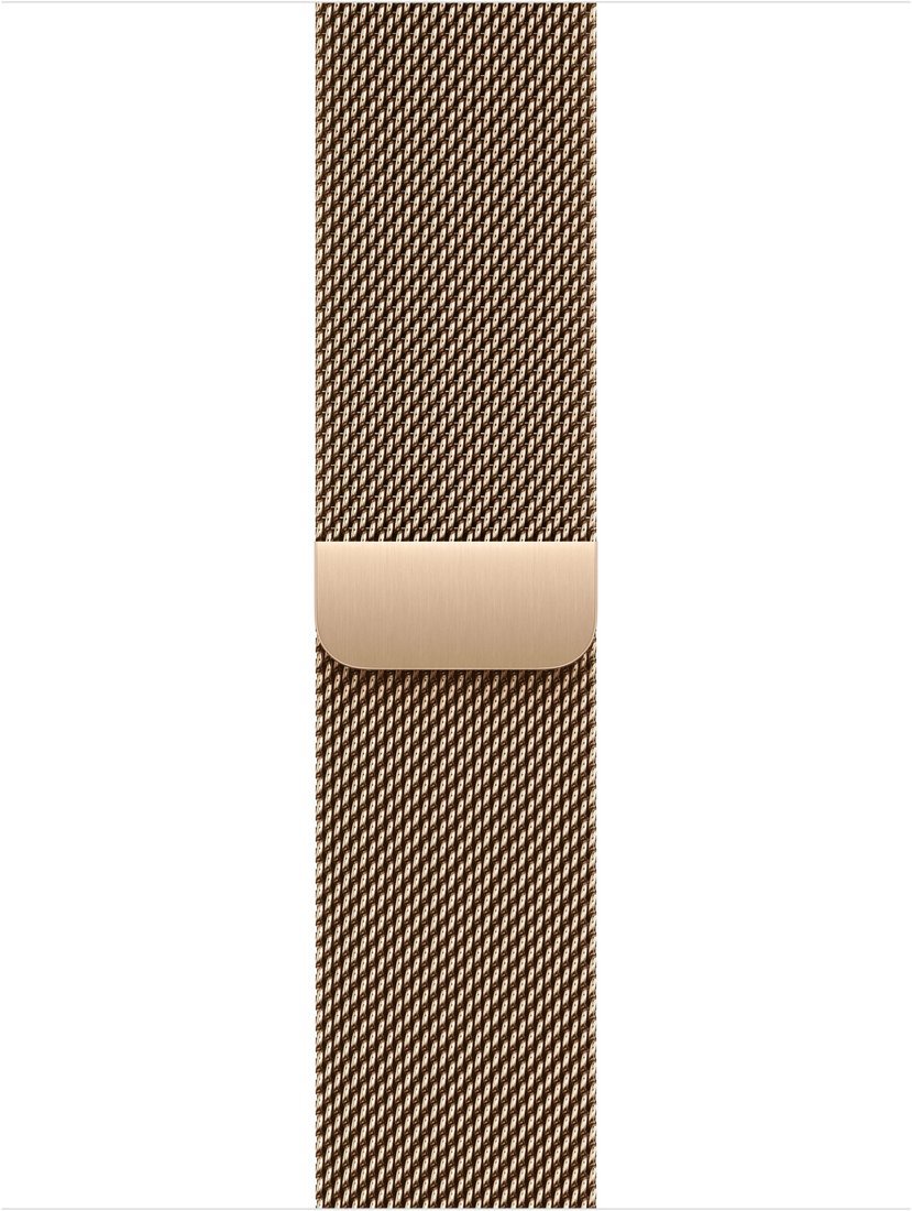 Умные часы Apple Watch Series 11 LTE 42 мм (титановый корпус, золотистый/золотистый, миланская петля)