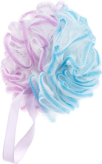 Мочалка Dewal Beauty BCS-70 (белый/голубой/фиолетовый)