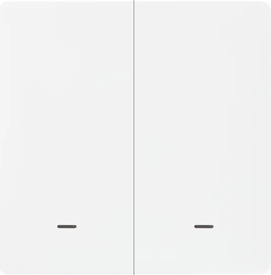 Выключатель Hommyn zigbee 2 клавиши SWZBNN02W (без нейтрали)