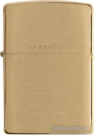 Зажигалка Zippo 204 Brushed Brass