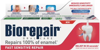 Зубная паста Biorepair Fast Sensitive Repair 75 мл