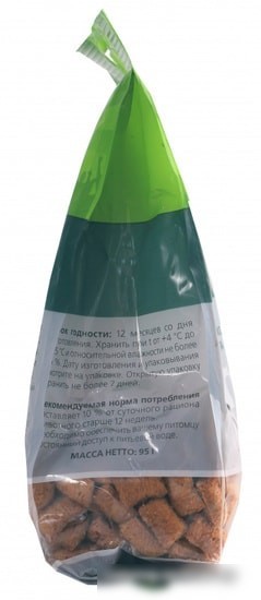 Лакомство для собак TiTBiT Подушечки с кроликом и творогом для щенков 95 г