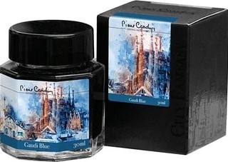 Чернила для перьевой ручки Pierre Cardin City Fantasy PC332-S4 (30 мл, синий Гауди)