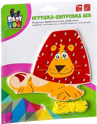 Шнуровка Bondibon Шнуровка Лев ВВ2189