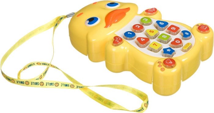 Развивающая игрушка Bondibon Умный телефон. Утенок ВВ4549