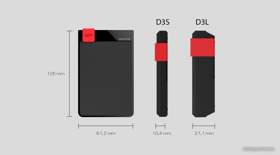 Внешний накопитель Silicon-Power Diamond D30 2TB SP020TBPHDD3SS3K