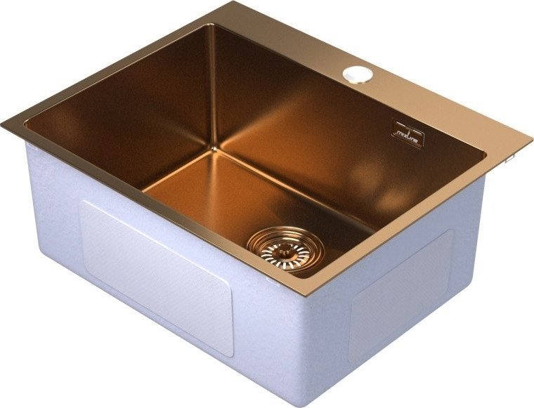 Кухонная мойка Mixline Pro 555135 (бронза, с сифоном)