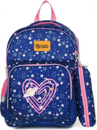 Школьный рюкзак Schoolformat Soft 2 + Heatrs And Stars РЮКМ2П-ХНС