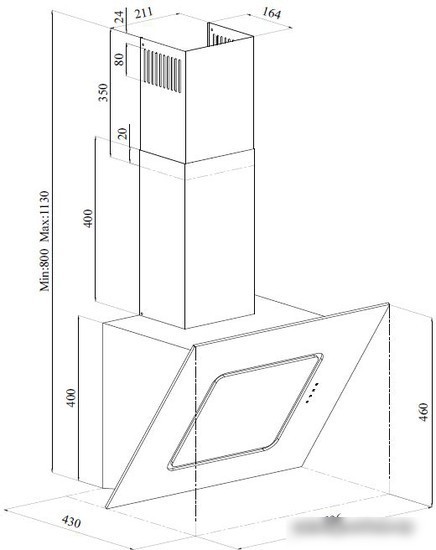 Кухонная вытяжка BEKO HCA 62540 B
