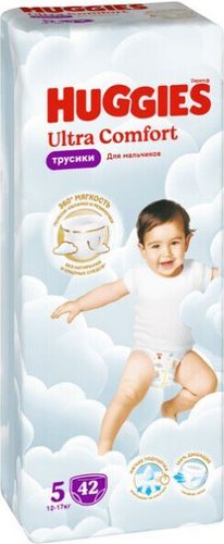 Трусики-подгузники Huggies Ultra Comfort Mega 5 Boy (42 шт)