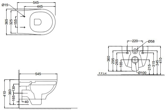 Унитаз Jaquar CNS-WHT-961SPP