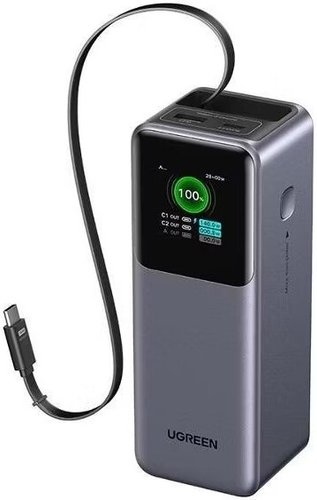 Внешний аккумулятор Ugreen PB726 20000mAh (серый)