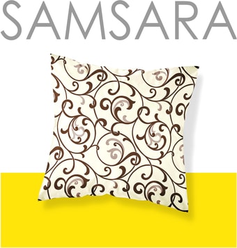 Постельное белье Samsara Завитки пломбир 7070Н-5 70x70