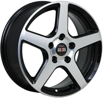 Литые диски Alcasta M62 16x6.5" 5x110мм DIA 65.1мм ET 38мм BKF
