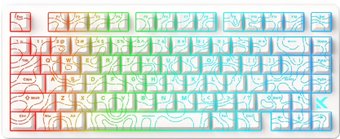 Клавиатура MCHOSE Jet 75 Hall Effect White Topographic (Kailh Magnetic God Switch)