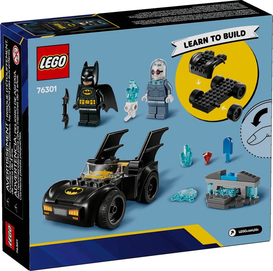 Конструктор LEGO Super Heroes Бэтмен на Бэтмобиле против Мистера Фриза 76301