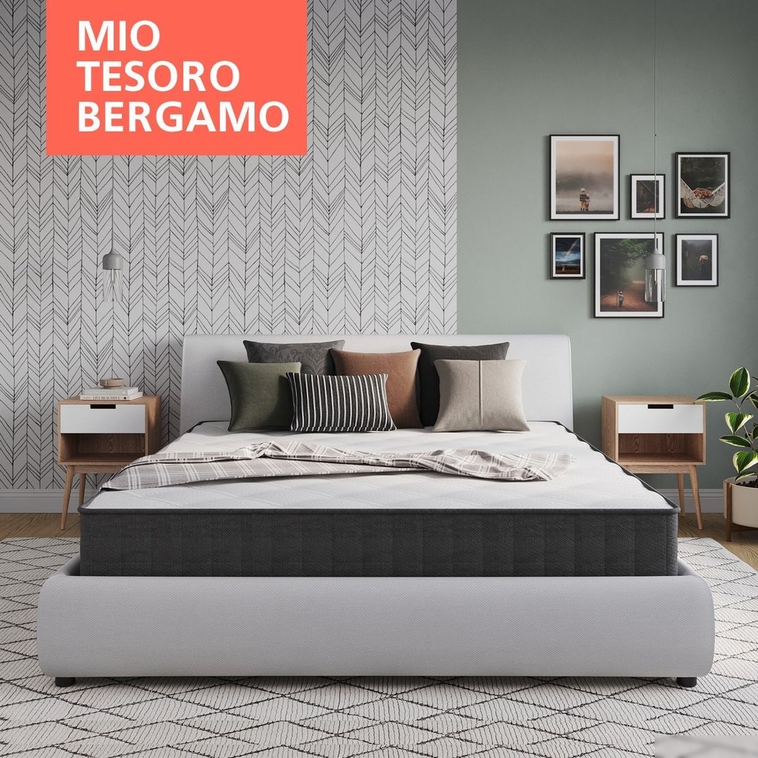 Матрас Mio Tesoro Bergamo 140x190 (джерси трикотаж)