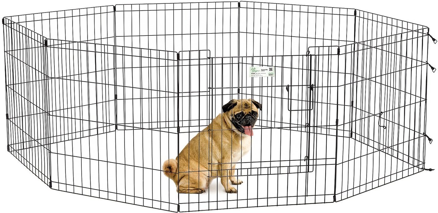 Манеж Midwest Life Stages для собак с дверью-MAXLock 524DR (61x61см, черный)