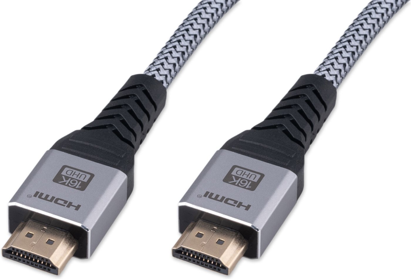 Кабель Cablexpert CCP-HDMI16K-1M HDMI - HDMI (1 м, серый)