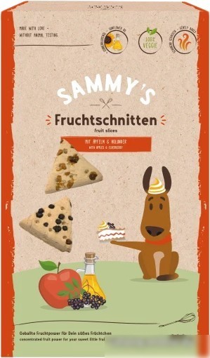 Лакомство для собак Bosch Sammy's Fruit Slices with Apples & Elderberry 800 г Лакомство для собак Bosch Sammy's Fruit Slices with Apples & Elderberry 800 г