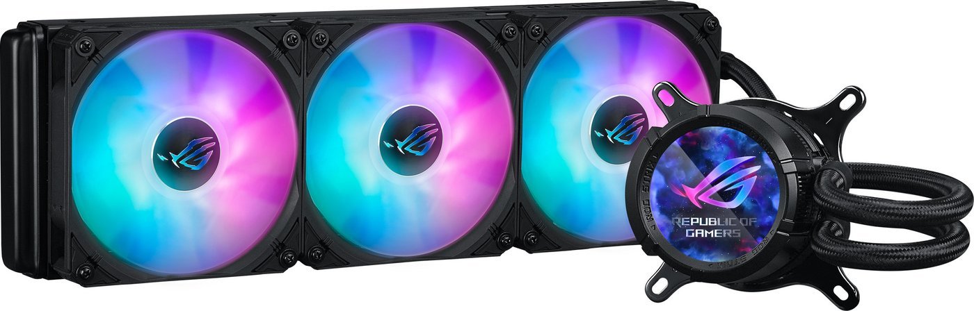 Система жидкостного охлаждения для процессора ASUS ROG Strix LC III 360 ARGB LCD
