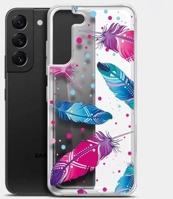 Чехол для телефона BoraSCO ArtWorks для Samsung Galaxy S22+ 51481 (прозрачный/рисунок)