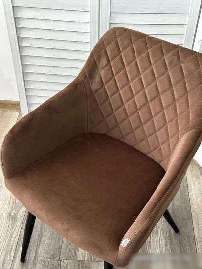 Стул с подлокотниками M-City Brandy 629M05175 (505-11 кофе/черный)