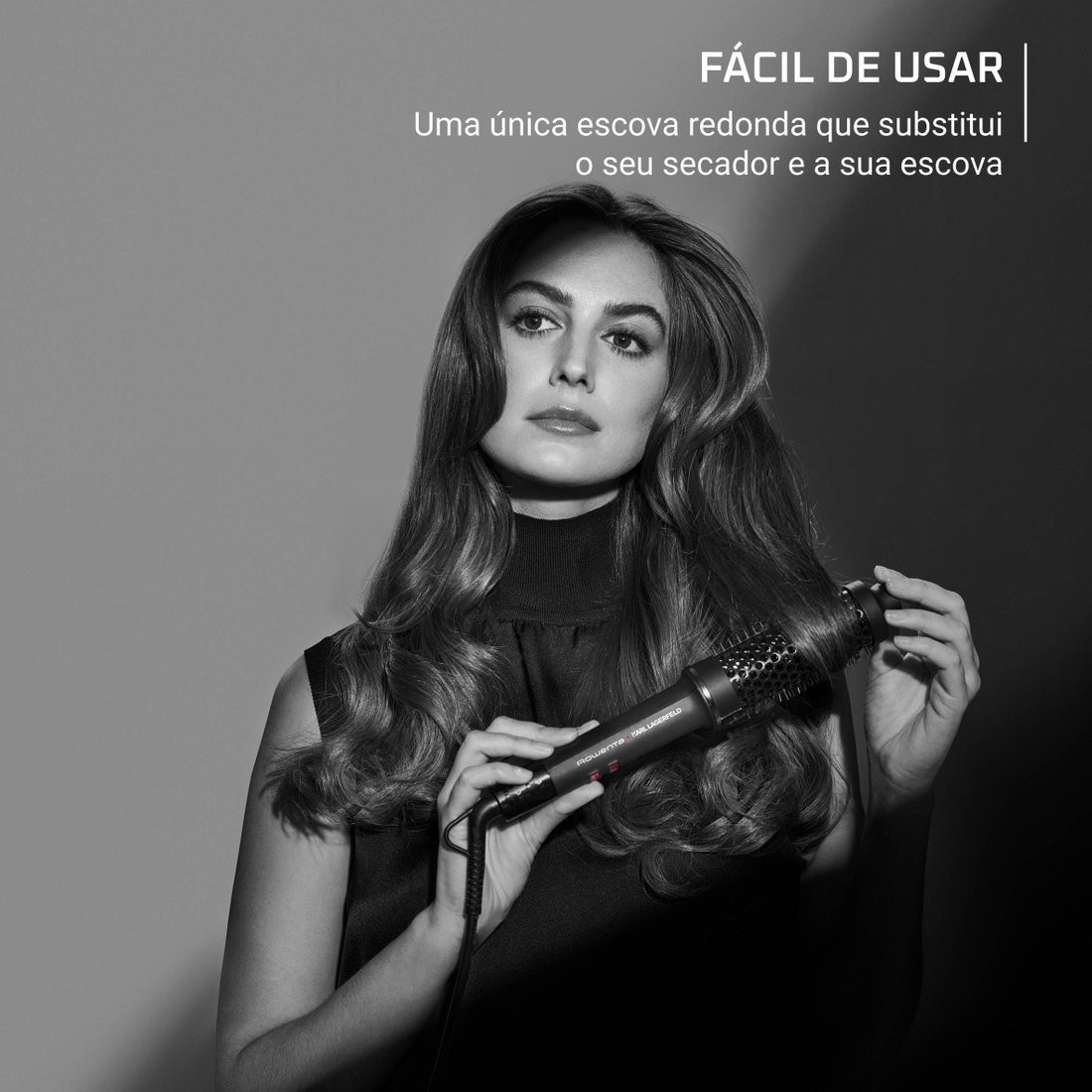 Фен-щетка Rowenta Karl Lagerfeld UB572LE0