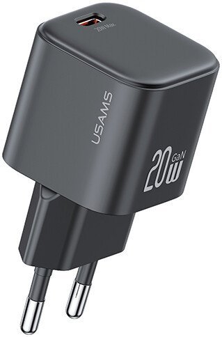 Сетевое зарядное Usams CC260 20W GaN (черный)