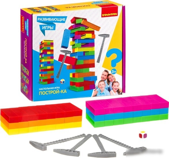 Настольная игра Bondibon Построй-ка 54 блока ВВ4152