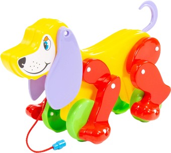 Развивающая игрушка Полесье Собака-каталка Боби 5434