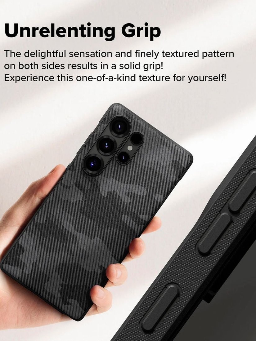 Чехол для телефона Ringke Onyx для Galaxy S25 Ultra Camo Black