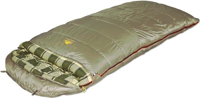 Спальный мешок AlexikA Tundra Plus XL 230 (левая молния, оливковый)