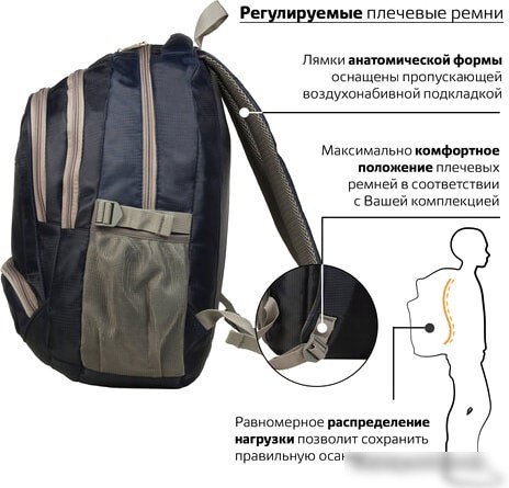 Рюкзак BRAUBERG Райдер 225523