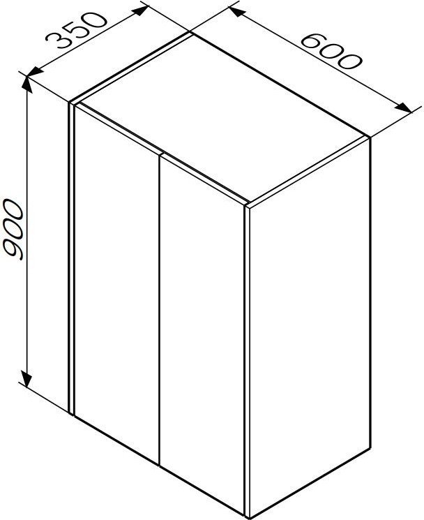 AM.PM Шкаф Func M8FCH06029WM