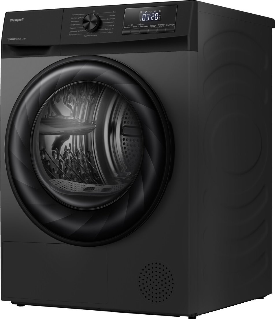 Сушильная машина Weissgauff WD 4948 Heat Pump Grey