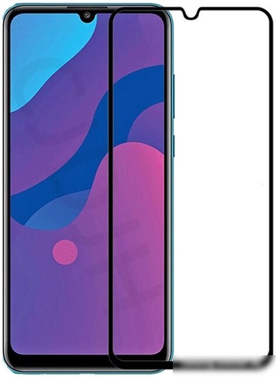 Защитное стекло Case Full Glue для Honor 9A (черный глянец)
